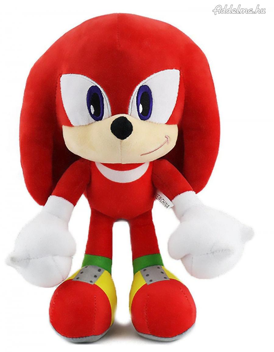 Sonic a sündisznó - Piros Knuckles plüss 30 cm