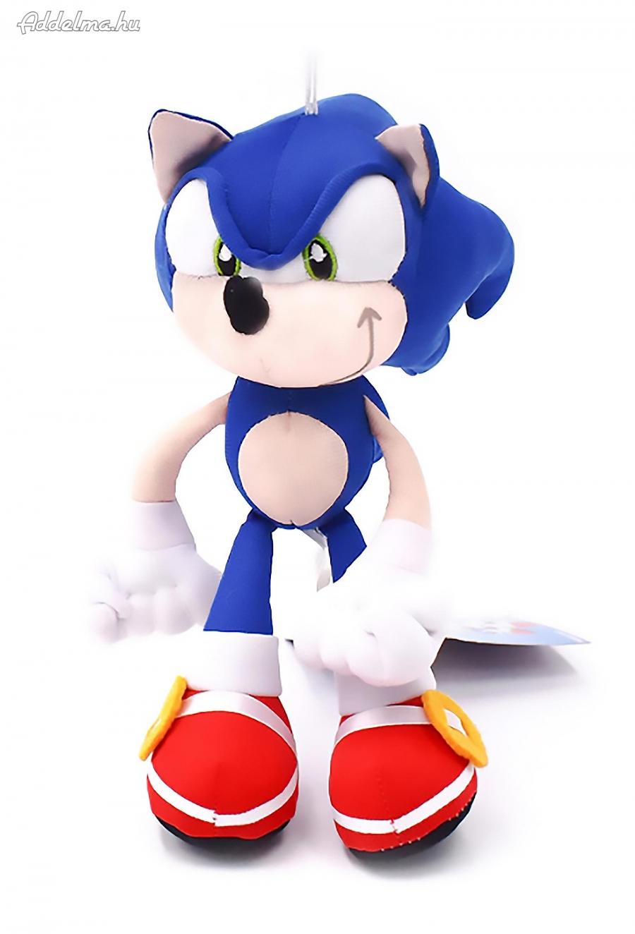 Sonic a sündisznó - Sonic plüss animációs verzió 18 cm