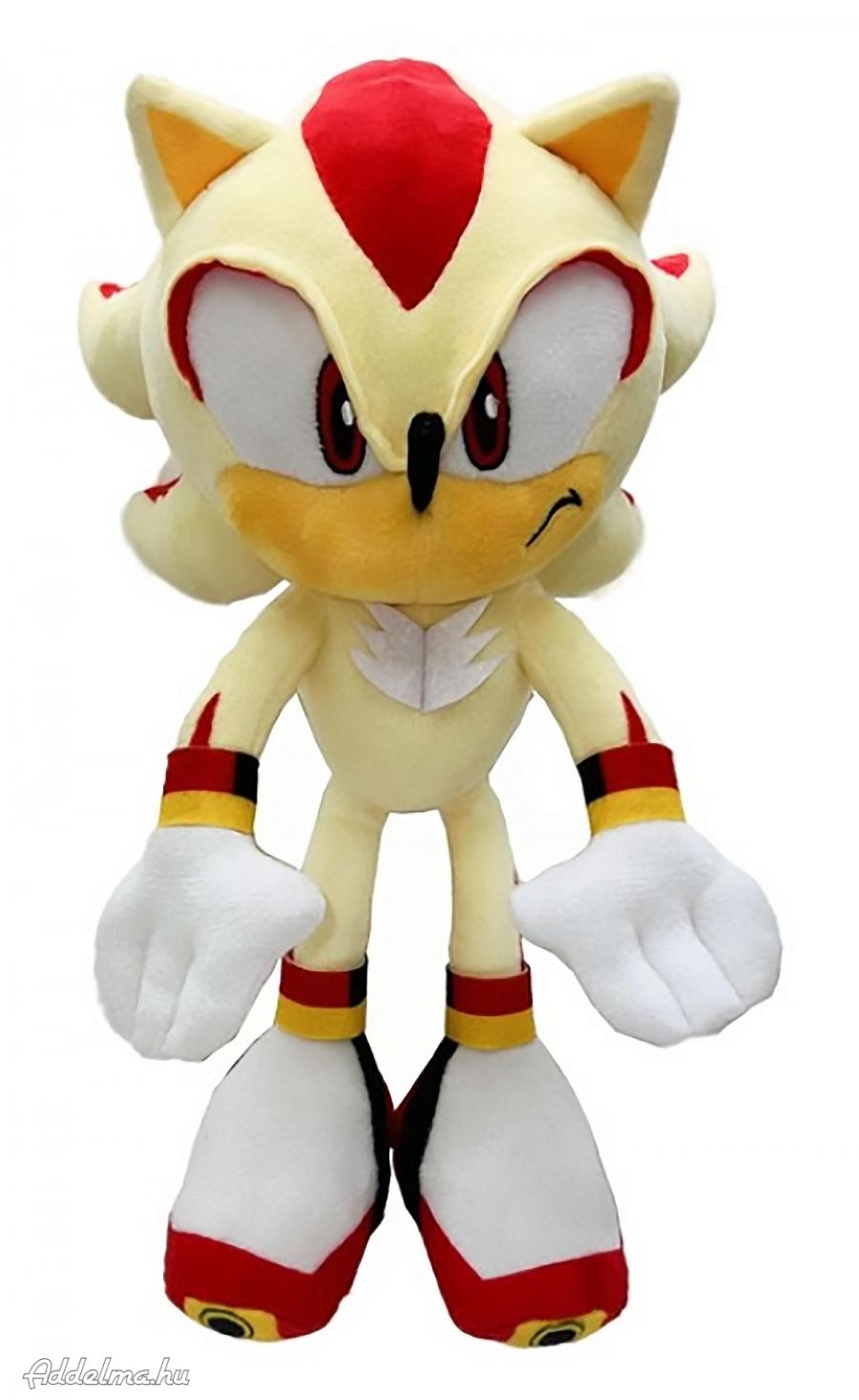 Sonic a sündisznó - Super Shadow Sonic plüss 28 cm