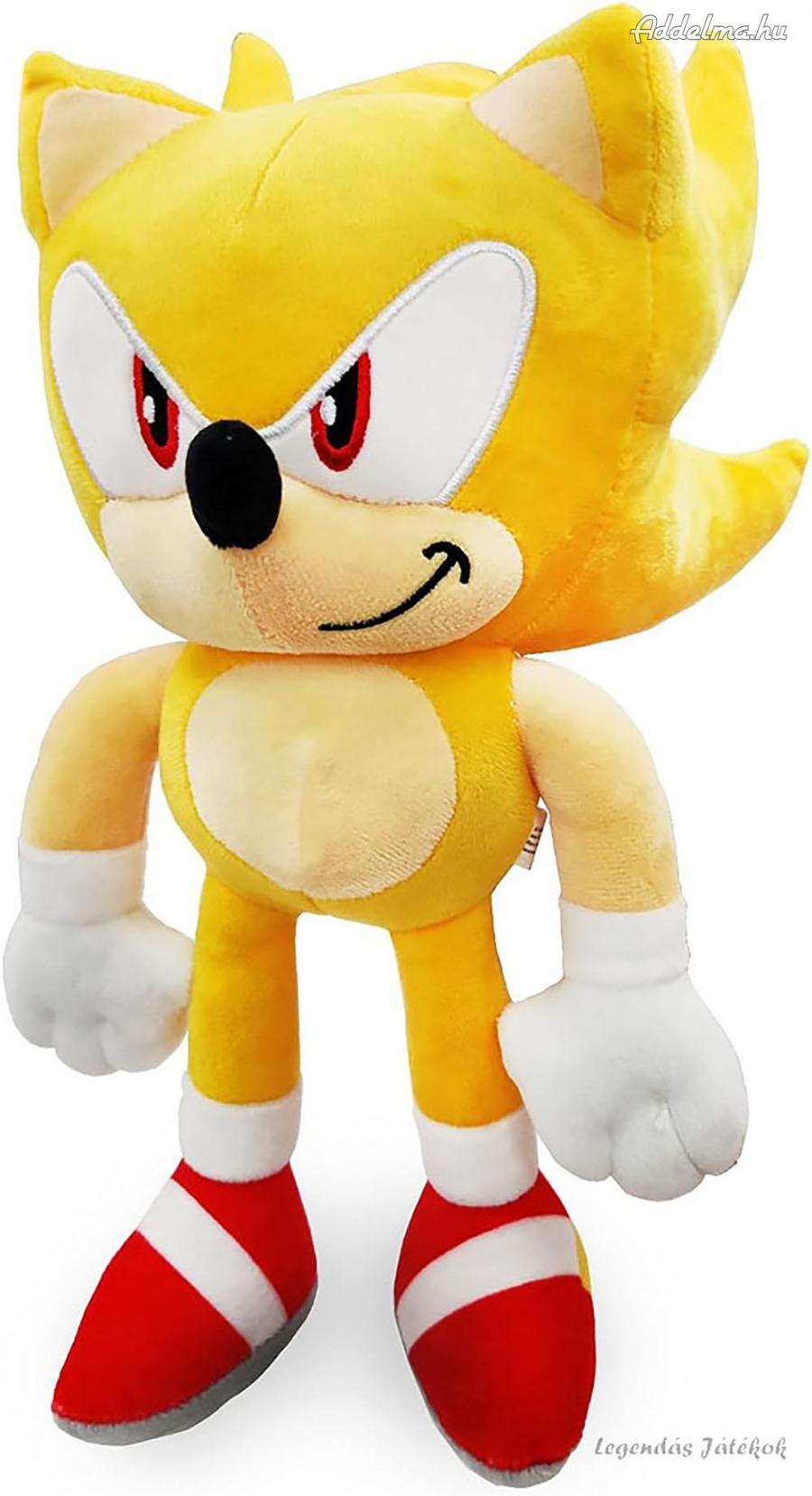 Sonic a sündisznó - Super Sonic plüss 30 cm