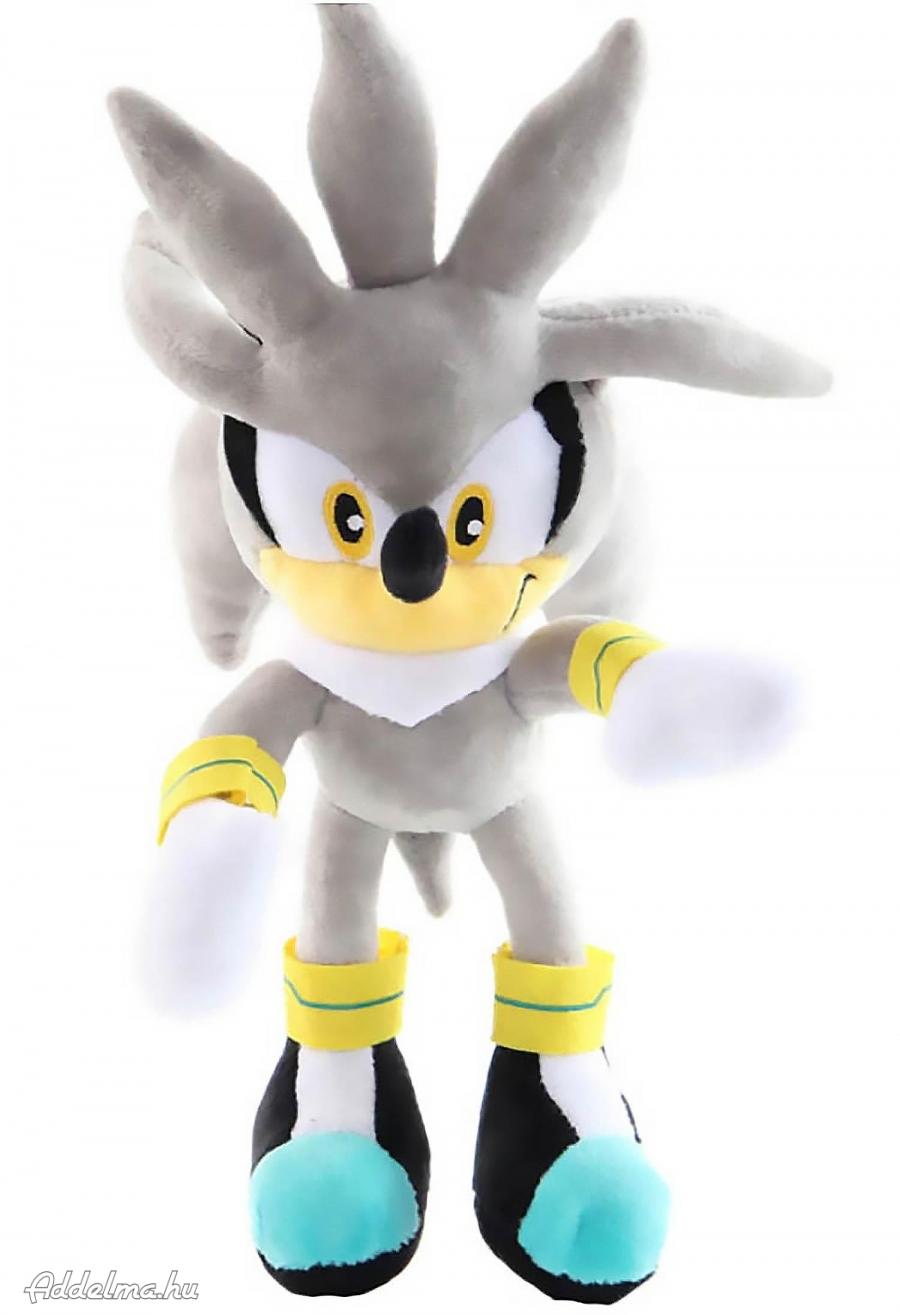 Sonic a sündisznó - Szürke Silver Sonic plüss 20 cm