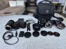 Sony DSLR tükörreflexes fényképezőgèp komplett szett