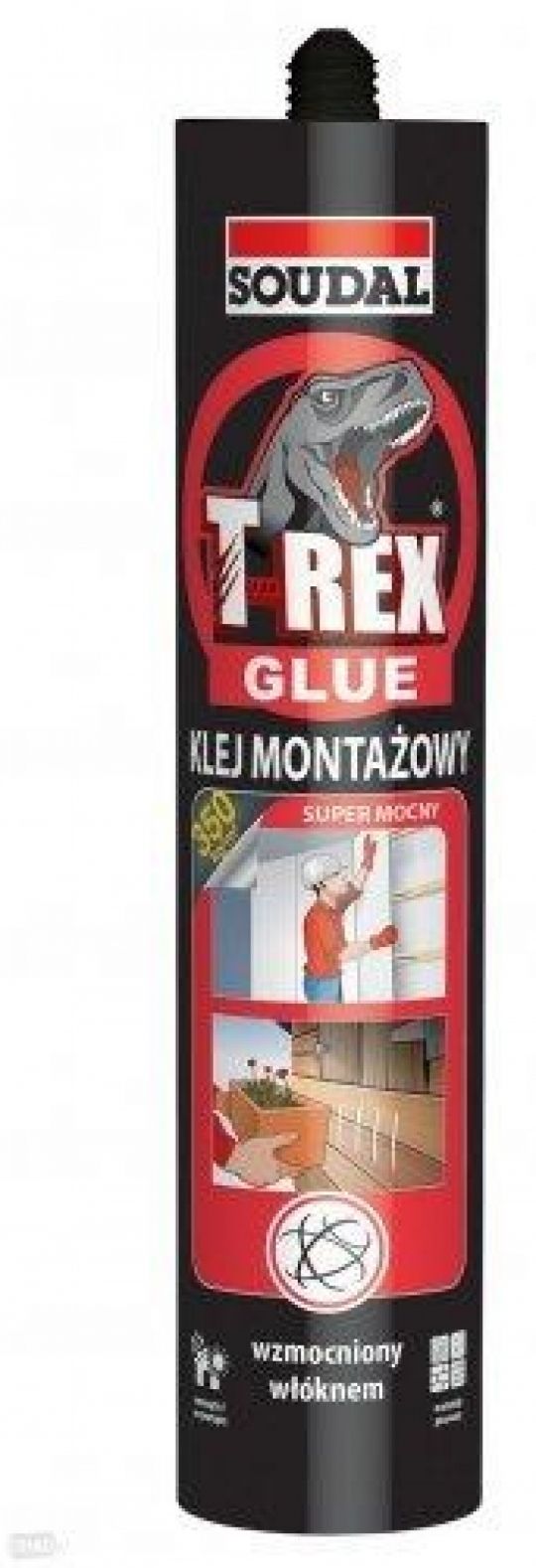 Soudal T-REX (piros) szerelőragasztó