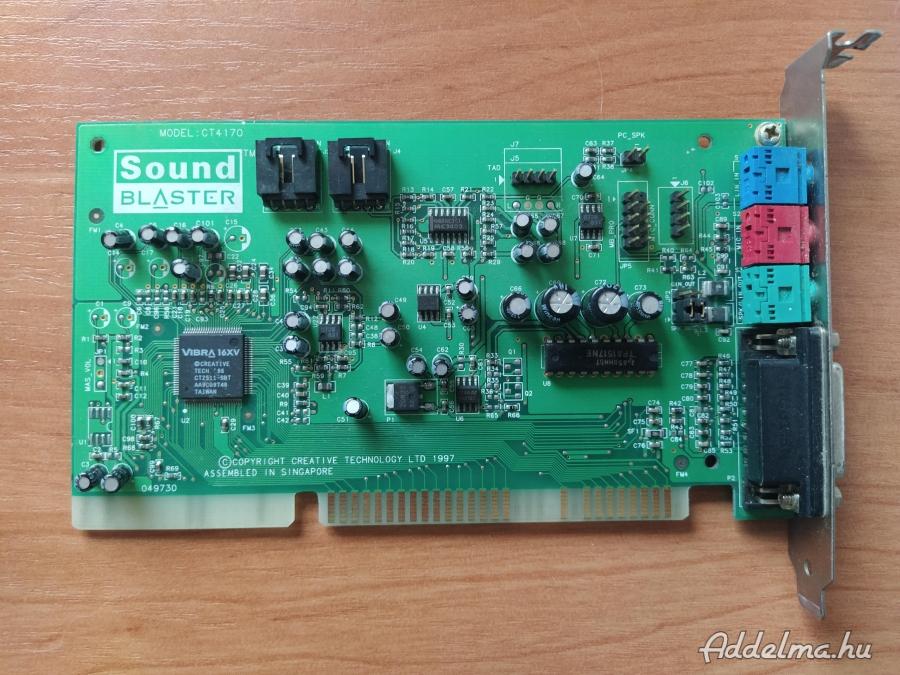 Sound Blaster 16 WavEffects Retro hangkártya