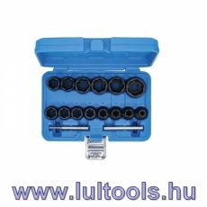 Spirálbites dugókulcs & csavarkiszedő 8-27mm LULTOOLS