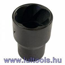 Spirálbites dugókulcsbetét - csavarkiszedő (1/2") 27 mm