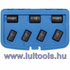 Spirálbites dugókulcskészlet - csavarkiszedő 17-26mm 7 darabos