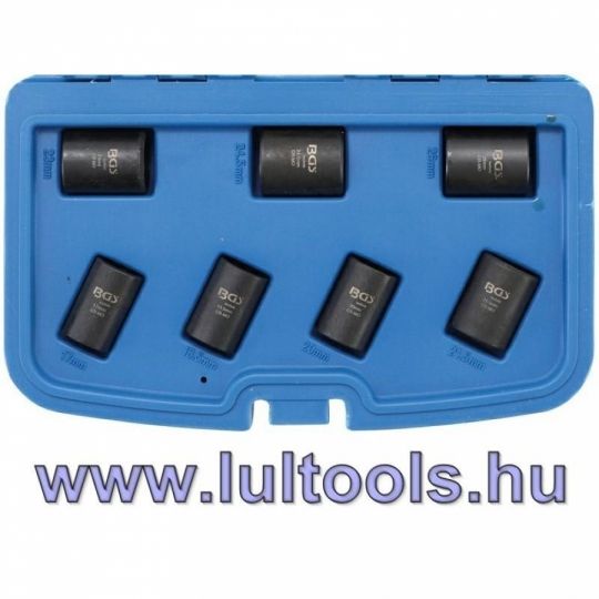 Spirálbites dugókulcskészlet - csavarkiszedő 17-26mm 7 darabos