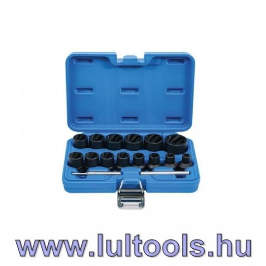 Spirálbites dugókulcsklt. / csavarkiszedő 8-27mm BGS