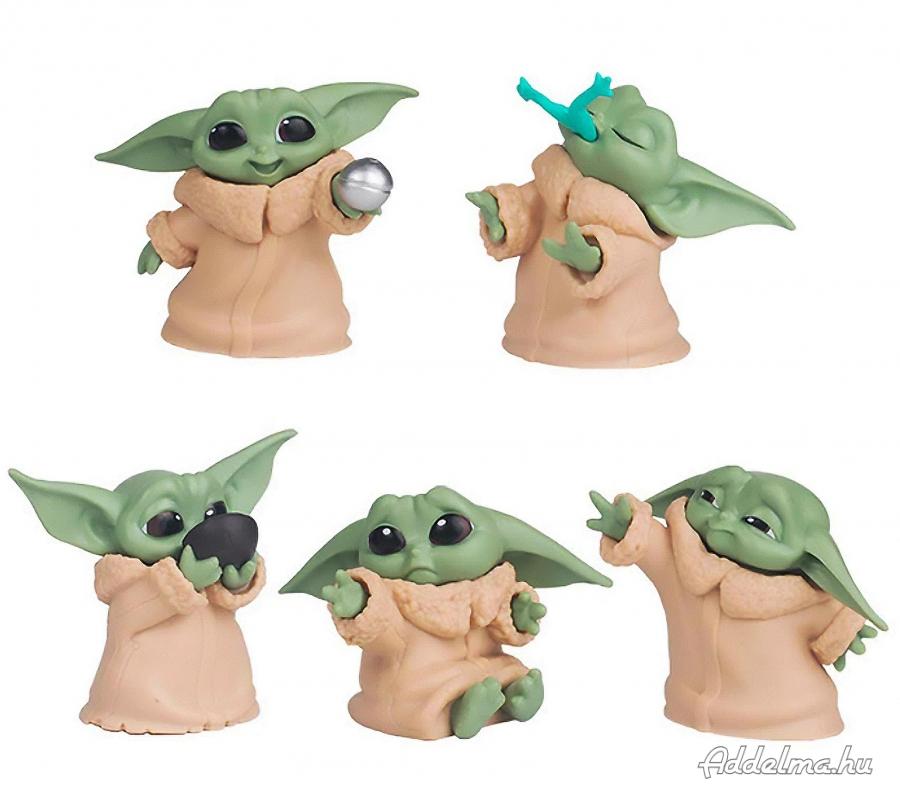 Star Wars Baby Yoda Grogu figura szett 5 db-os