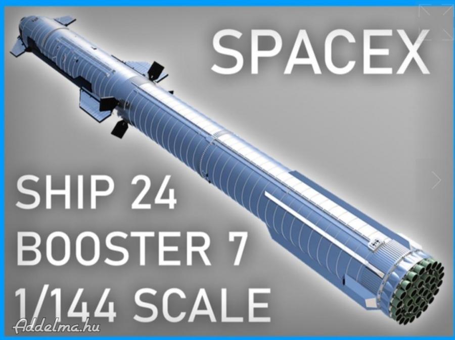 Starship SN24&Booster7 // egyéb 3D nyomt. termékek
