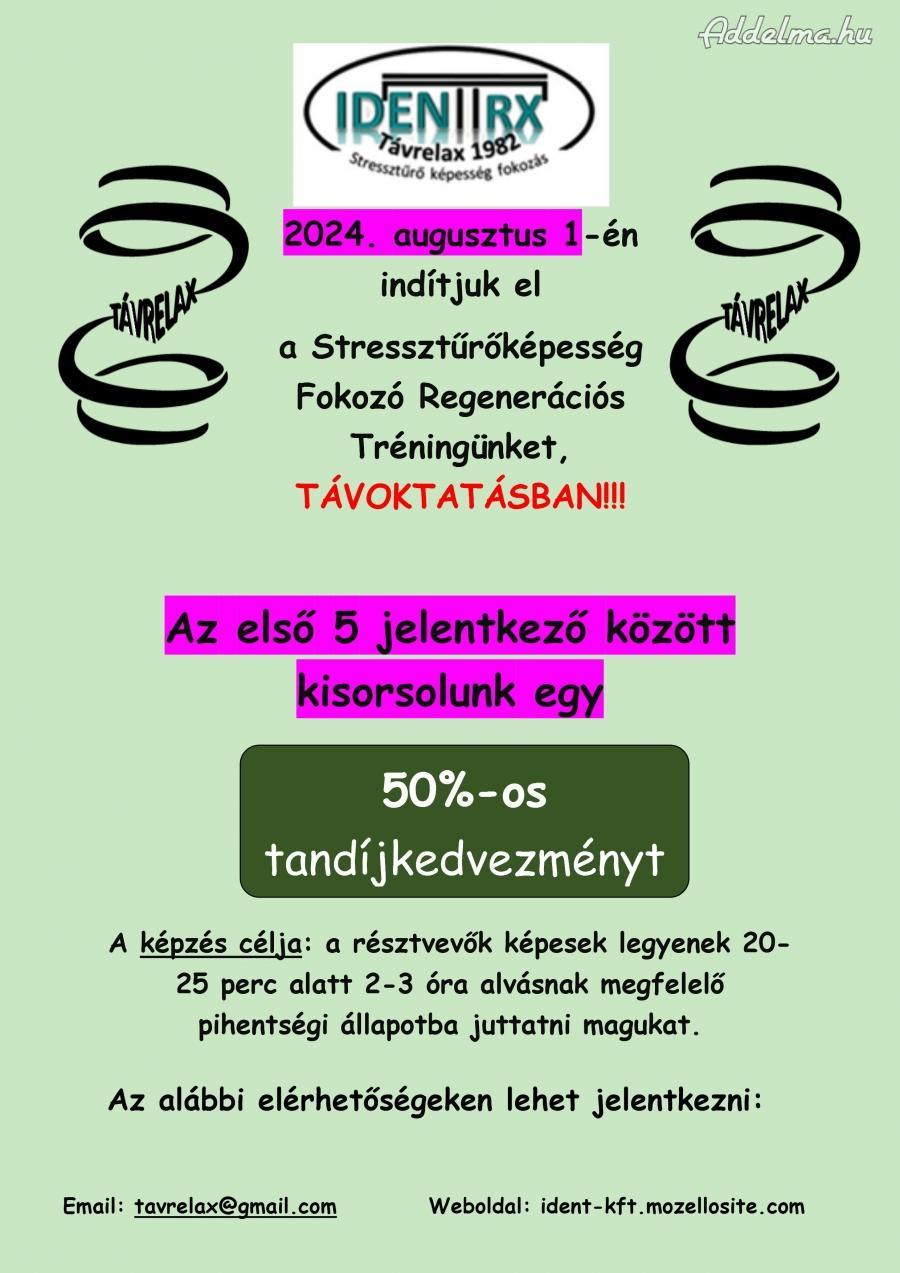 Stressztűrőképesség Fokozó Regenerációs Tréning