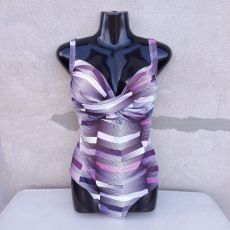 Sun&Ocean Csíkos egyrészes fürdőruha XXXXL-es