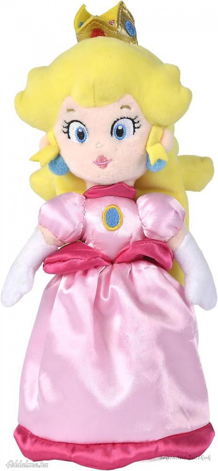 Super Mario Peach hercegnő plüss baba 20 cm Nintendo Simba