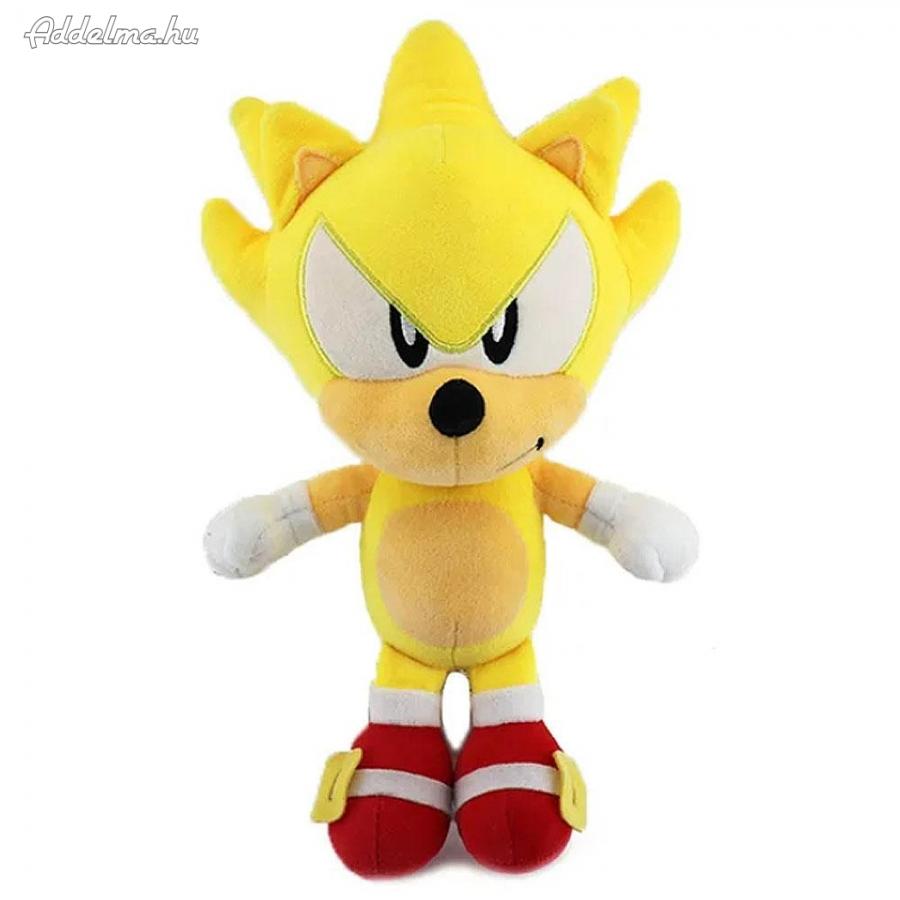 Super Sonic plüss 20 cm - Sonic a sündisznó