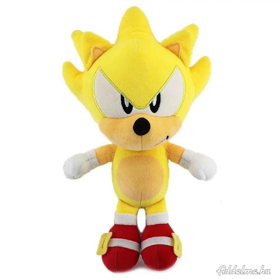 Super Sonic plüss 20 cm - Sonic a sündisznó