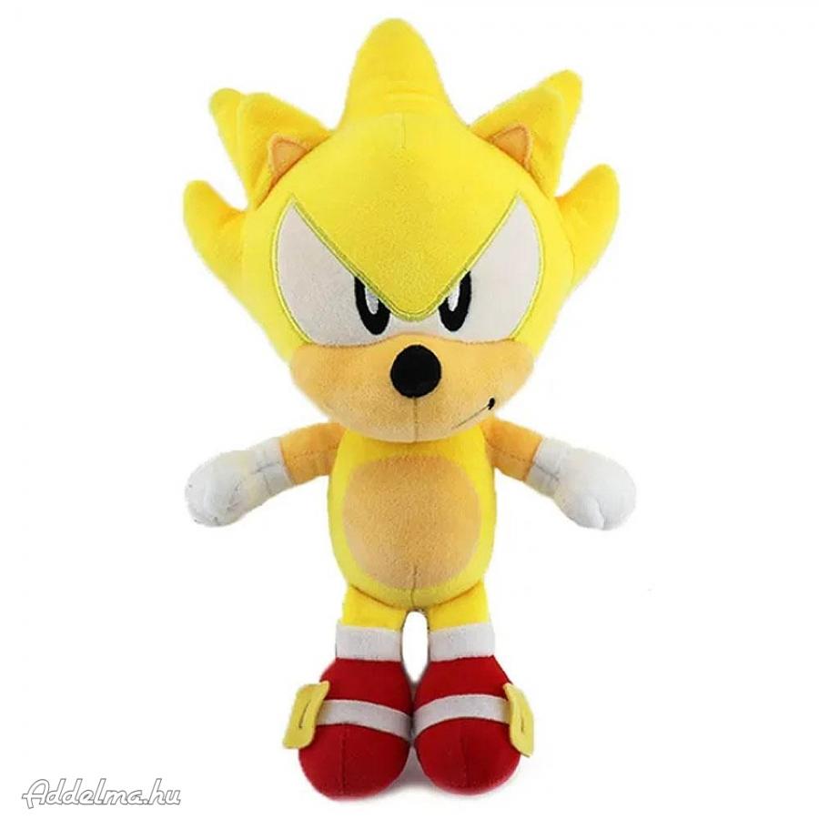 Super Sonic plüss 20 cm Sonic a sündisznó