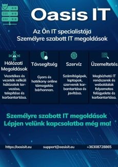 Tarts lépést a fejlődéssel az OasisIT-tól!