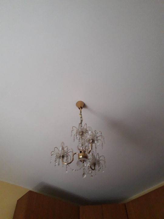 Szép állapotú régi üvegcsillár eladó