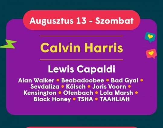 Sziget napijegy 08.13 (szombat)