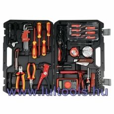 Szigetelt szerszámklt. villanyszerelőknek 68 részes 1/4" CrV