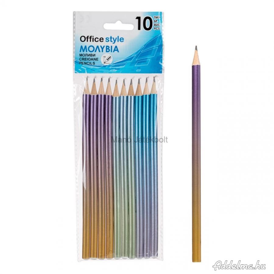 Színes ombre ceruzák metál 