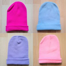 4db színes pamut női sapka