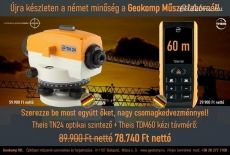 Szintező + kézi lézertávmérő