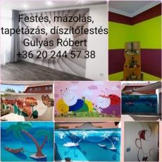 Szobafestés, mázolás, tapétázás, díszítőfestés