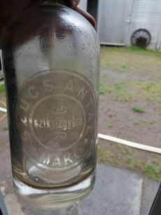 "Szűcs Antal Makói Szikvízgyára" szódásüveg