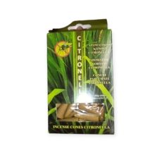 Szúnyogriasztó citronella illatkúpok tartóval – 20 db