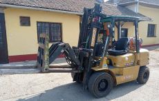 Targonca gázos Mitsubishi 3t villakitolóval