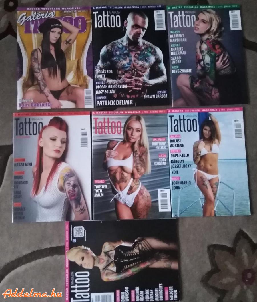 Tattoo magazinok eladók