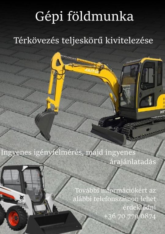 Téekővezés teljeskörű kivitelezése
