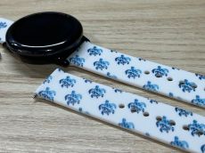 Teknős mintás szilikon óraszíj – 20mm órához