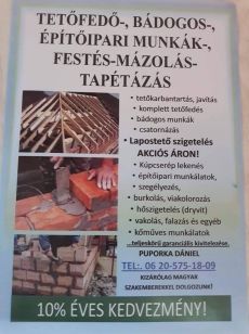 Tetőfedő, bádogos