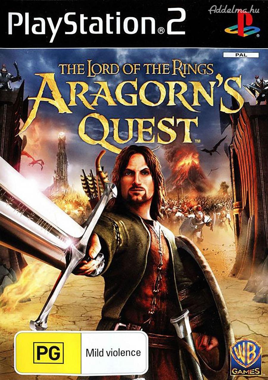 The Lord of the Rings A Gyűrűk Ura Aragorn's Quest Ps2 játék