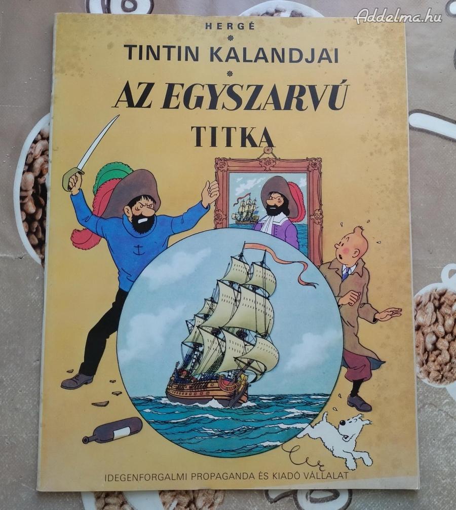 Tintin kalandjai - Az egyszarvú titka képregény