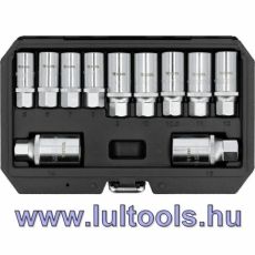 Tőcsavar kiszedő készlet 11 részes 3/8", 1/2"