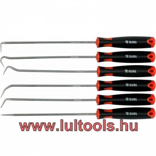 Tömítéskiszedő kampó készlet 6 részes 240 mm YATO,.,.,..,
