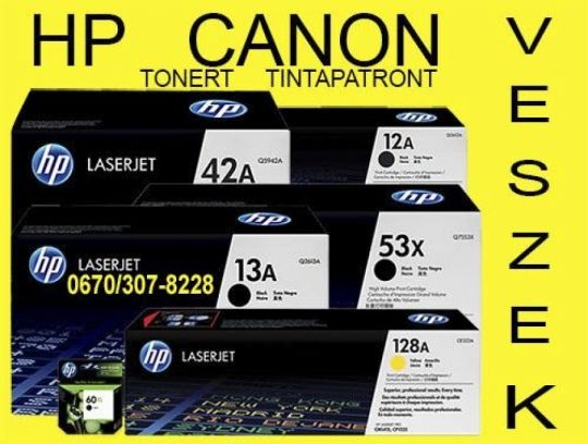 Toner tintapatron vétel