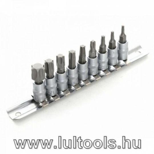 Torx dugókulcs szett T10-T60