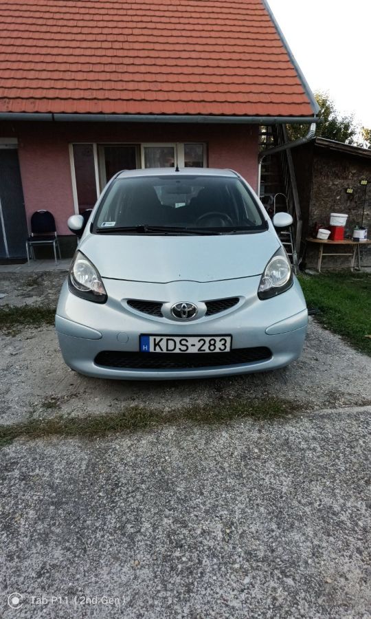 Toyota aygo friss műszakival.