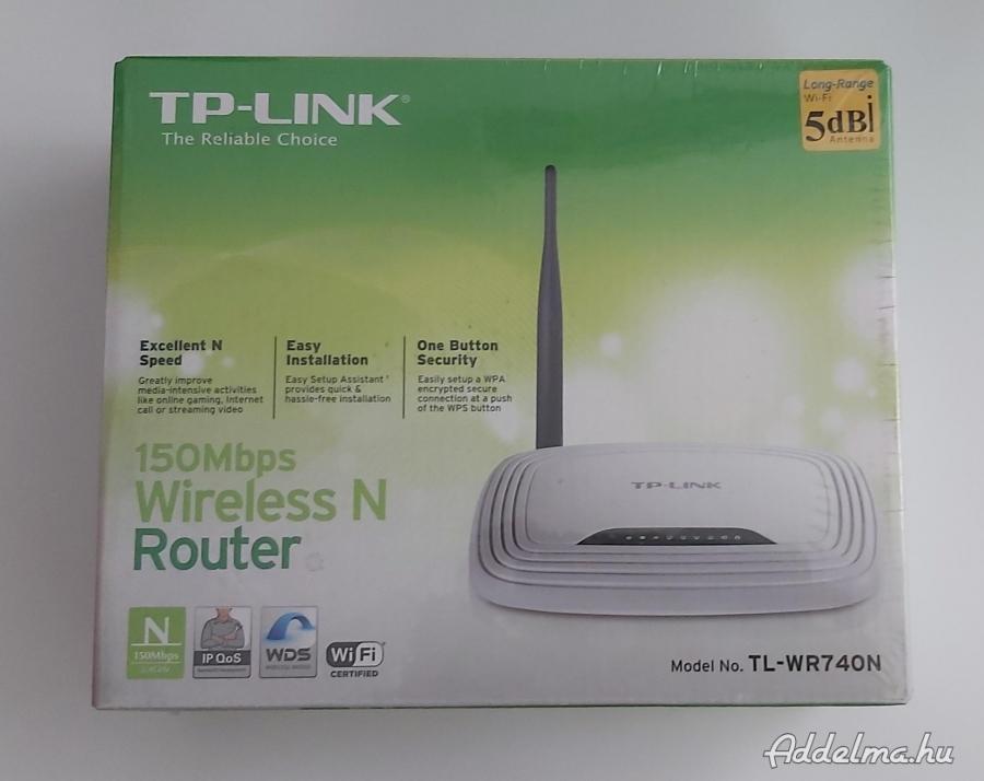 TP-Link TL-WR740N 150MMbps Wless Router új