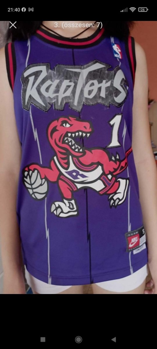Tracy McGrady Toronto Raptors 1998-99 jersey