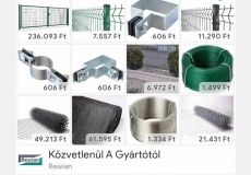 TÜSKÉSHUZAL DRÓTKERÍTÉS FÉMOSZLOP 3D KERÍTÉS !