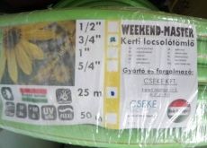 Új 3/4"-os Cseke Weekend Master neonzöld kertilocsolótömlő