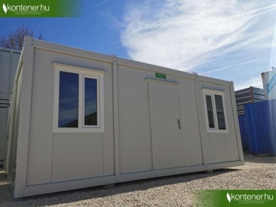 Új 6m hosszú iroda konténer készletről