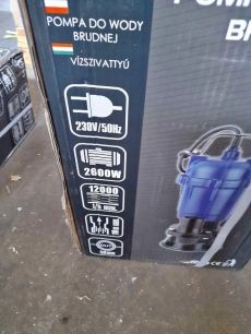 Új Black-tools Darálós szennyvíz szivattyú 2600W eladó