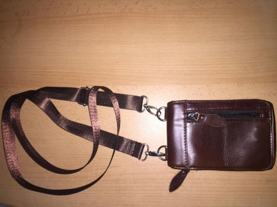 ÚJ!! Bőr férfi telefon és igazolvány tatró